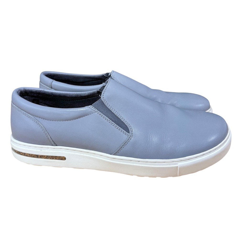 Birkenstock Bend Low Slip On Mens 12 Gray Leather Comfort Sneakers 45 N